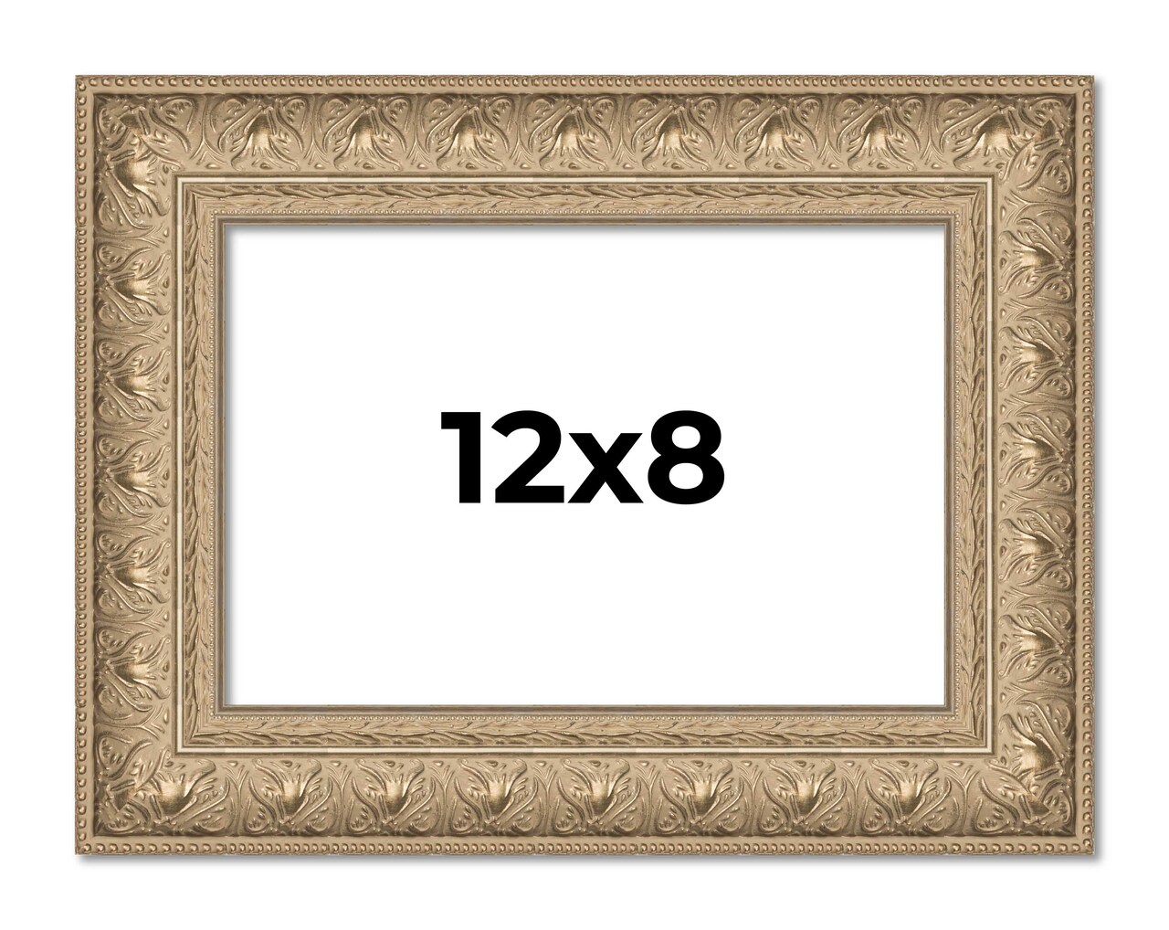 Photo Size Museum Silver Picture Frame - UV Acrylic, Foam Board Backing, Hanging Hardware